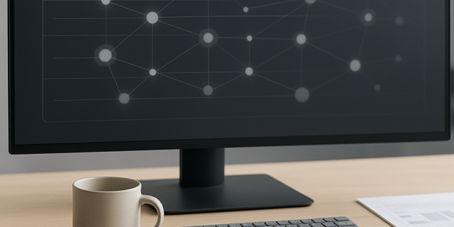 AI generovaná redakční ilustrace k článku: OpenAI představuje Data agenta pro analýzu firemních dat