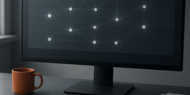AI generovaná redakční ilustrace k článku: Claude Desktop dostane webové vyhledávání přes AgentCore