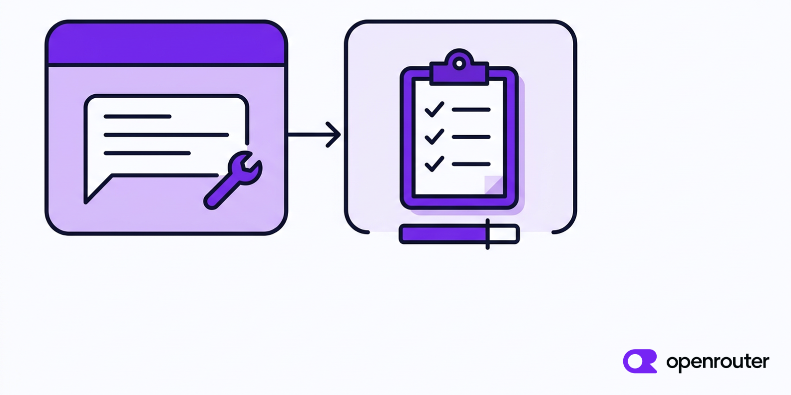 Úvodní grafika návodu OpenRouter o automatickém hodnocení výstupů AI agentů pomocí LLM soudce.